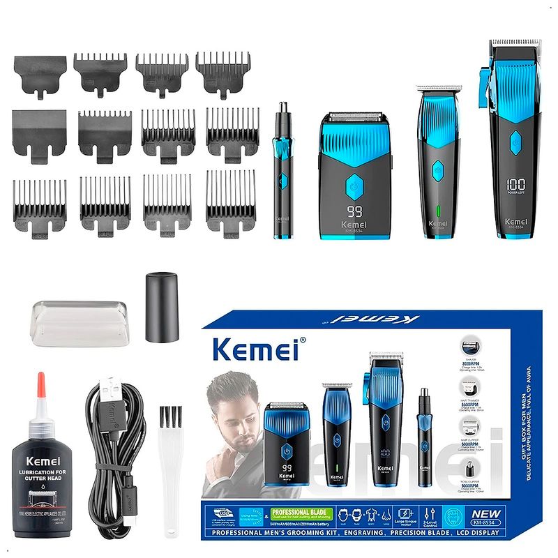 Combo Kemei KM-8534 4 en 1